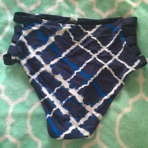 Blue Bathing suit bottoms